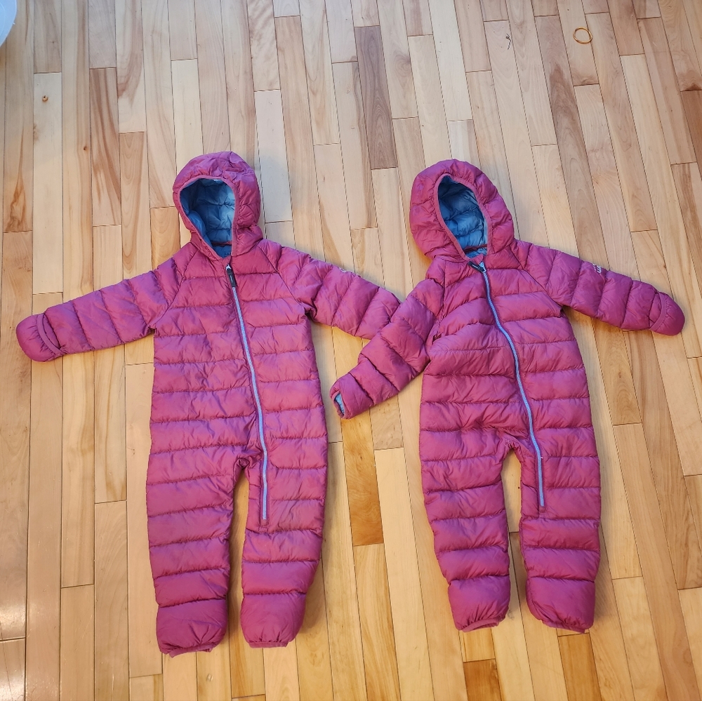LL Bean Infants Down Bunting One Piece